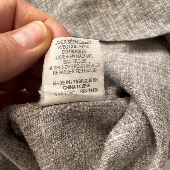 The Australian Outback Collection Men's Short Sleeve HEMP Button Up Shirt Gray M - Picture 7 of 13